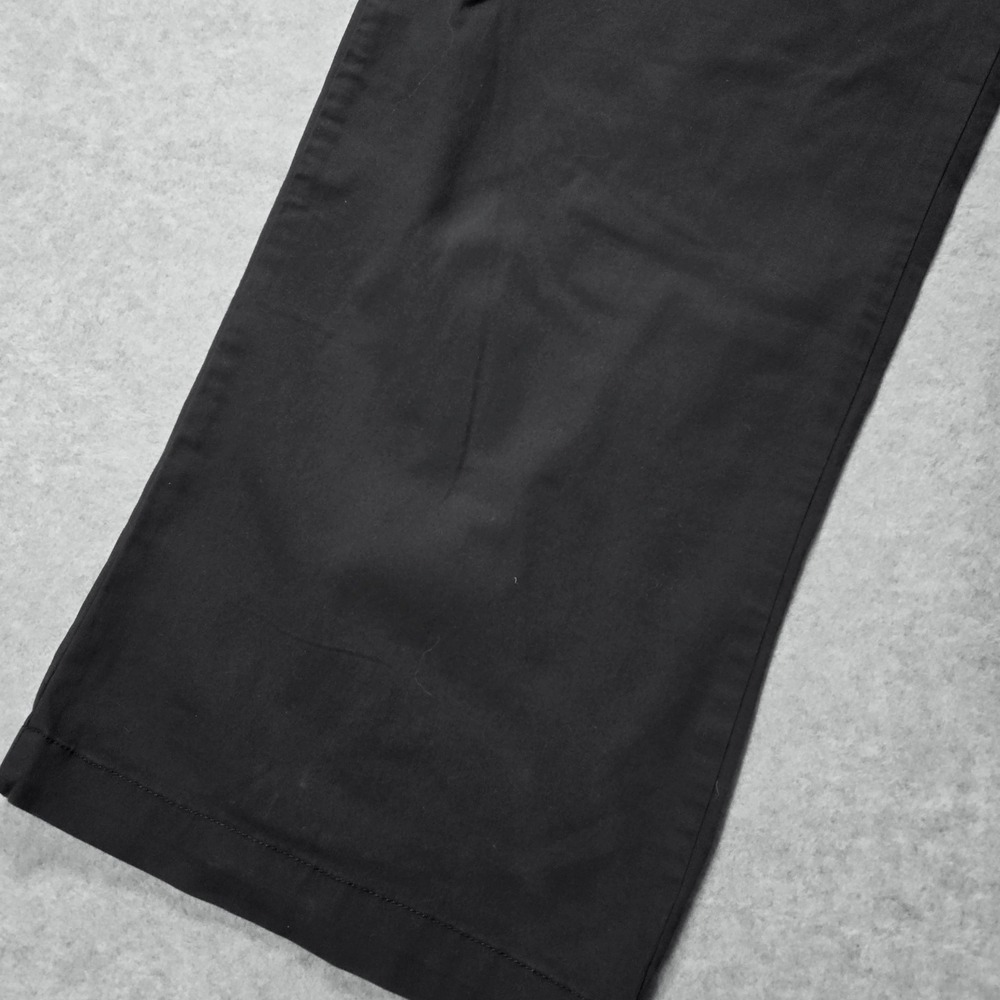 NWT SANCTUARY High Rise Women's Twill Wide-Leg Ankle Cropped Black Pants - Picture 6 of 16